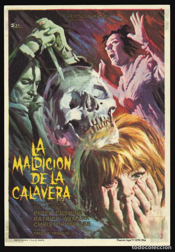 Cine: LA MALDICI&Oacute;N DE LA CALAVERA / PROGRAMA DE CINE SIN PUBLICIDAD EN TRASERA (TERROR) - Foto 1