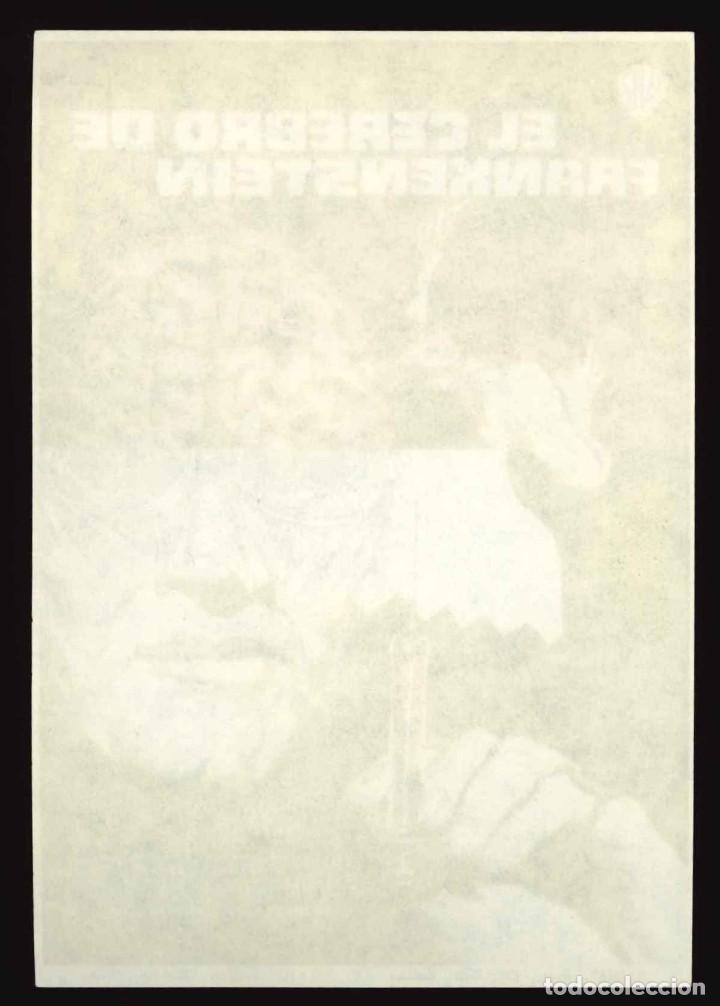 Cine: EL CEREBRO DE FRANKENSTEIN / PROGRAMA DE CINE SIN PUBLICIDAD EN TRASERA (TERROR) - Foto 2