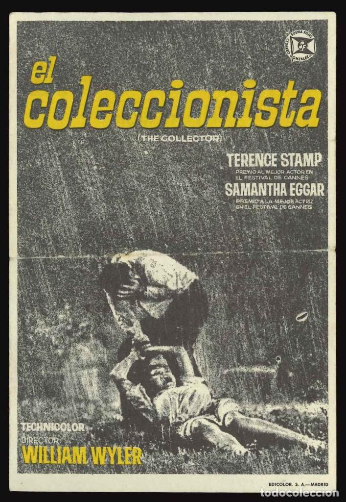 Cine: EL COLECCIONISTA / PROGRAMA DE CINE CON PUBLICIDAD EN TRASERA (TERROR) - Foto 1