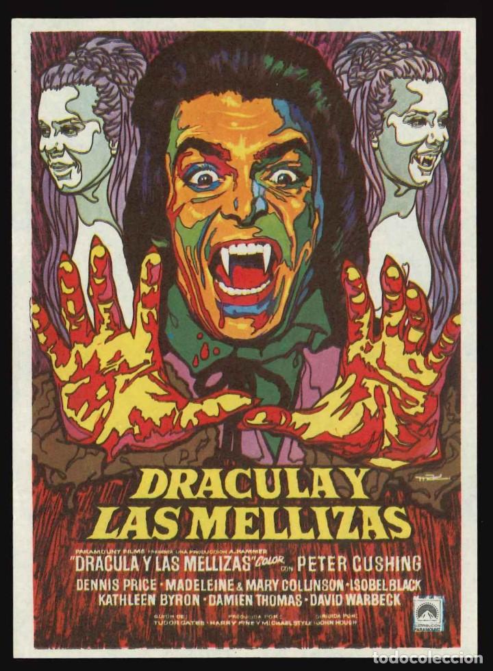 Cine: DR&Aacute;CULA Y LAS MELLIZAS / PROGRAMA DE CINE SIN PUBLICIDAD EN TRASERA (TERROR) - Foto 1