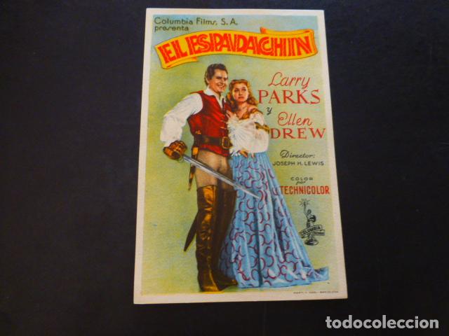 Cine: EL ESPADACHIN PROGRAMA DE MANO SIN PUBLICIDAD - Foto 1