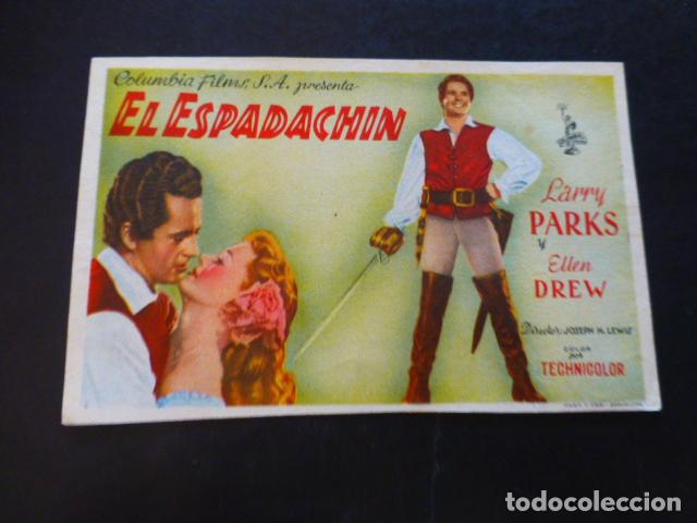 Cine: EL ESPADACHIN PROGRAMA DE MANO SIN PUBLICIDAD - Foto 1