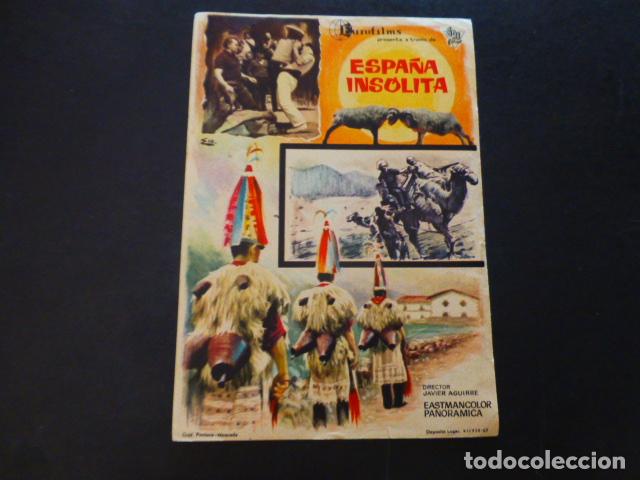 Cine: LA ESPALDA CONTRA EL MURO PROGRAMA DE MANO SIN PUBLICIDAD - Foto 1