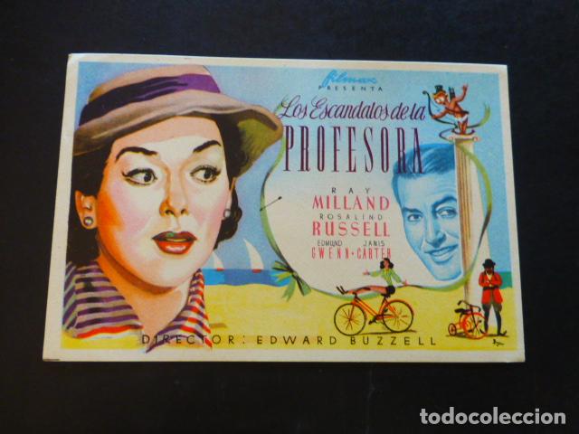 Cine: LOS ESCANDALOS DE LA PROFESORA PROGRAMA DE MANO SIN PUBLICIDAD - Foto 1
