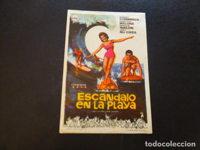 Cine: ESCANDALO EN LA PLAYA PROGRAMA DE MANO SIN PUBLICIDAD - Foto 1