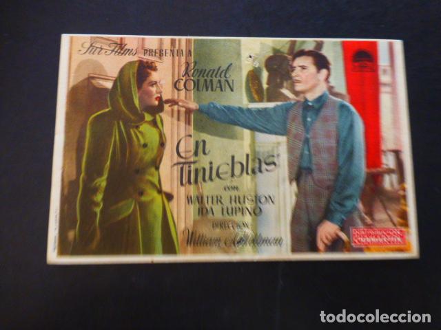 Cine: EN TINIEBLAS PROGRAMA DE MANO SIN PUBLICIDAD - Foto 1