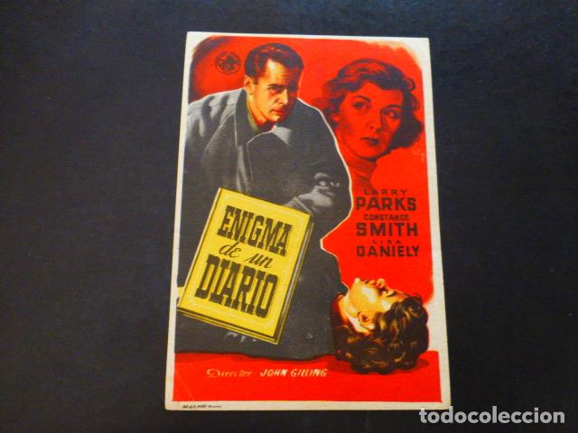 Cine: ENIGMA DE UN DIARIO PROGRAMA DE MANO SIN PUBLICIDAD - Foto 1