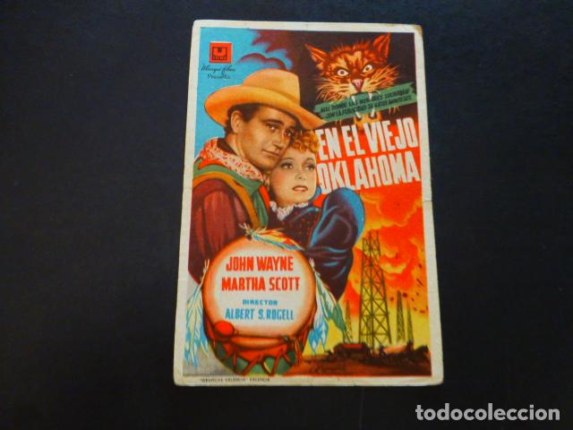 Cine: EN EL VIEJO OKLAHOMA PROGRAMA DE MANO SIN PUBLICIDAD - Foto 1
