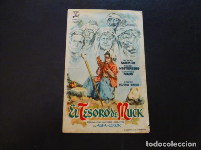 Cine: EL TESORO DE MUCK PROGRAMA DE MANO SIN PUBLICIDAD - Foto 1