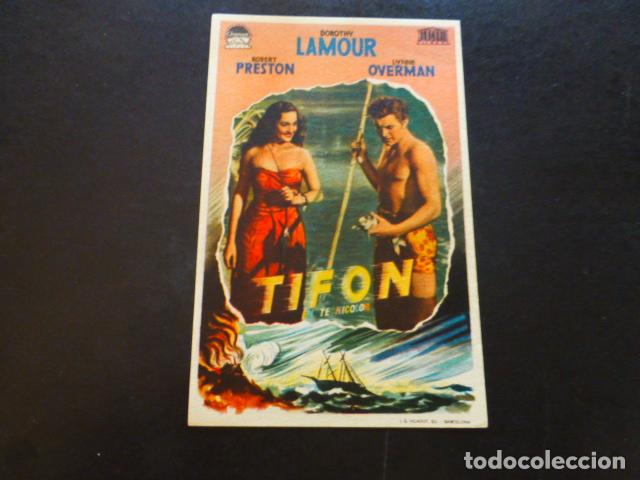 Cine: TIFON PROGRAMA DE MANO SIN PUBLICIDAD - Foto 1