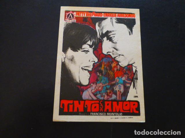 Cine: TINTO COM AMOR PROGRAMA DE MANO SIN PUBLICIDAD - Foto 1