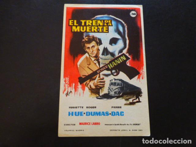 Cine: EL TREN DE LA MUERTE PROGRAMA DE MANO SIN PUBLICIDAD - Foto 1