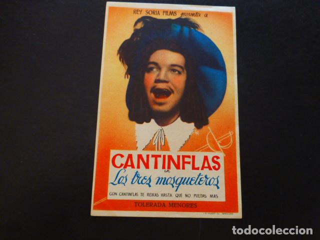 Cine: CANTINFLAS LOS TRES MOSQUETEROS PROGRAMA DE MANO SIN PUBLICIDAD - Foto 1