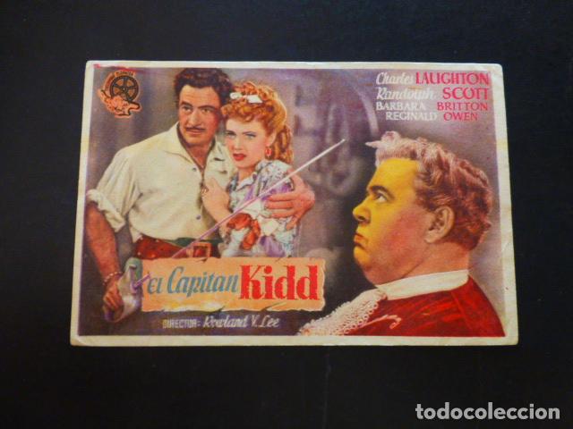 Cine: EL CAPITAN KIDD PROGRAMA DE MANO SIN PUBLICIDAD - Foto 1