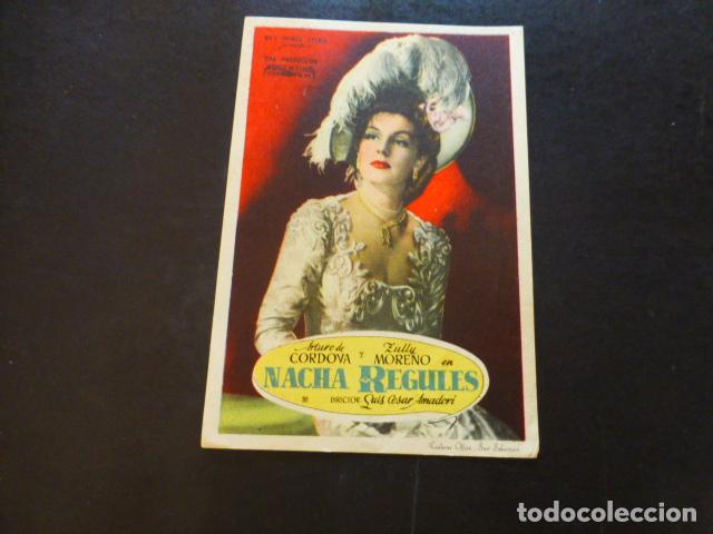 Cine: NACHA REGULES PROGRAMA DE MANO SIN PUBLICIDAD - Foto 1