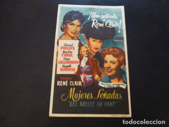 Cine: MUJERES SO&Ntilde;ADAS PROGRAMA DE MANO SIN PUBLICIDAD - Foto 1