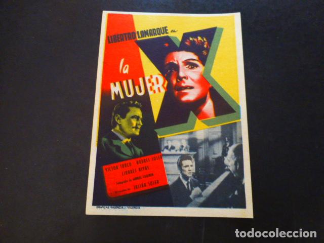 Cine: LA MUJER X PROGRAMA DE MANO SIN PUBLICIDAD - Foto 1