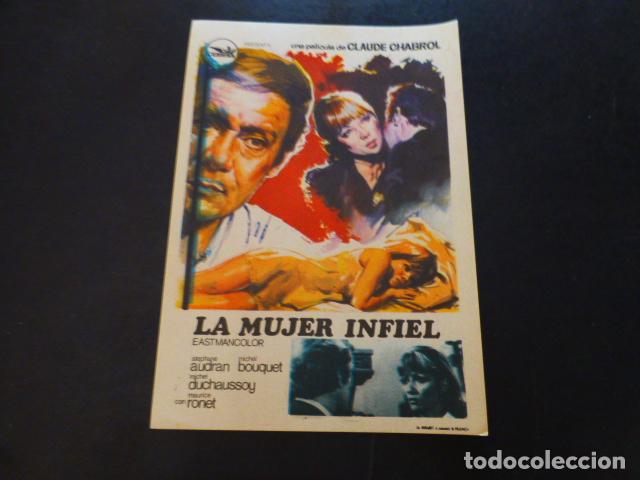 Cine: LA MUJER INFIEL PROGRAMA DE MANO SIN PUBLICIDAD - Foto 1
