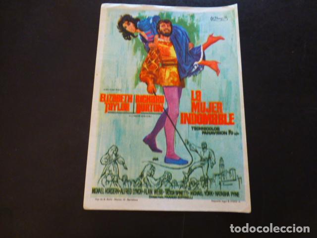 Cine: LA MUJER INDOMABLE PROGRAMA DE MANO SIN PUBLICIDAD - Foto 1