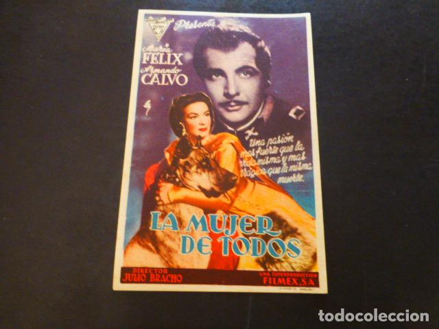 Cine: LA MUJER DE TODOS PROGRAMA DE MANO SIN PUBLICIDAD - Foto 1