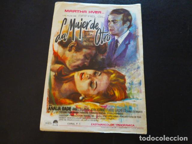 Cine: LA MUJER DE OTRO PROGRAMA DE MANO SIN PUBLICIDAD - Foto 1