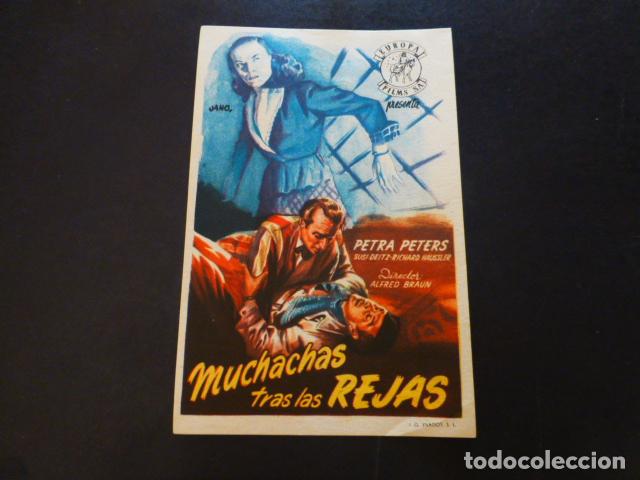 Cine: MUCHACHAS TRAS LAS REJAS PROGRAMA DE MANO SIN PUBLICIDAD - Foto 1