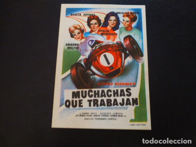 Cine: MUCHACHAS QUE TRABAJAN PROGRAMA DE MANO SIN PUBLICIDAD - Foto 1