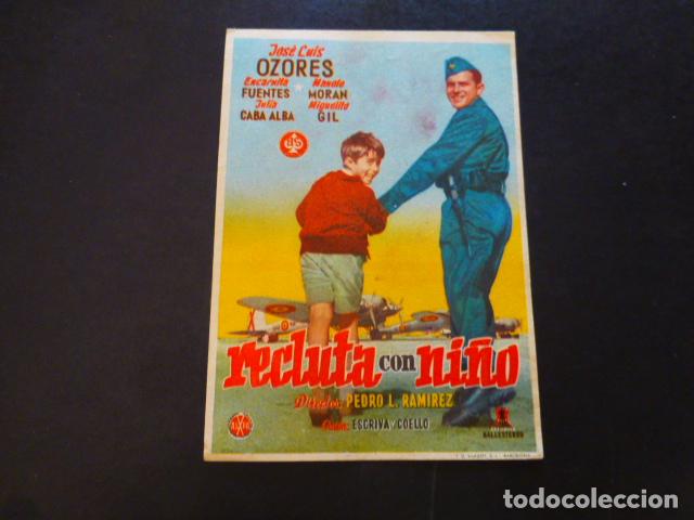 Cine: RECLUTA CON NI&Ntilde;O PROGRAMA DE MANO SIN PUBLICIDA - Foto 1