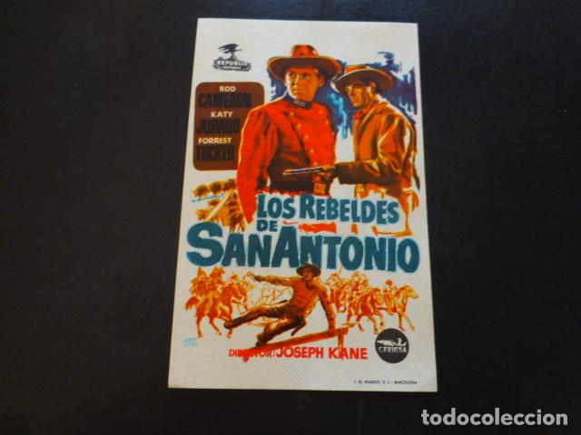 Cine: LOS REBELDES DE SAN ANTONIO PROGRAMA DE MANO SIN PUBLICIDA - Foto 1