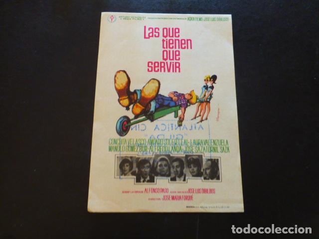 Cine: LAS QUE TIENEN QUE SERVIR PROGRAMA DE MANO SIN PUBLICIDA - Foto 1