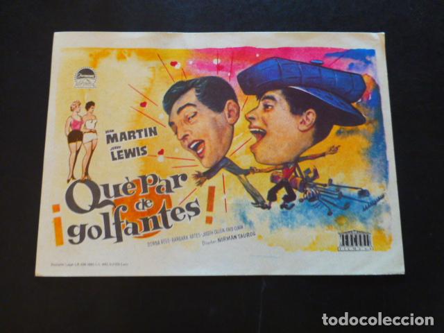 Cine: &iexcl;QUE PAR DE GOLFANTES! PROGRAMA DE MANO SIN PUBLICIDA - Foto 1