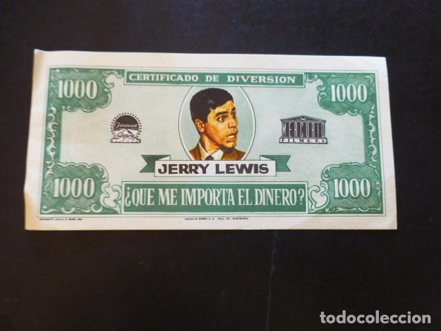 Cine: &iquest;QUE ME IMPORTA EL DINERO? PROGRAMA DE MANO SIN PUBLICIDA - Foto 1