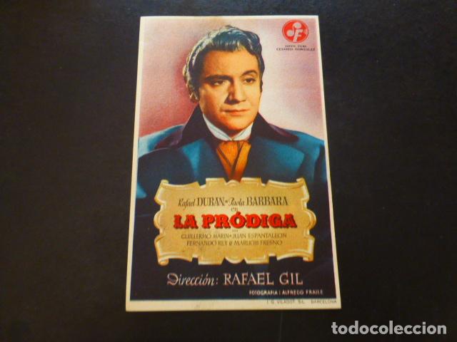 Cine: LA PRODIGA PROGRAMA DE MANO SIN PUBLICIDA - Foto 1