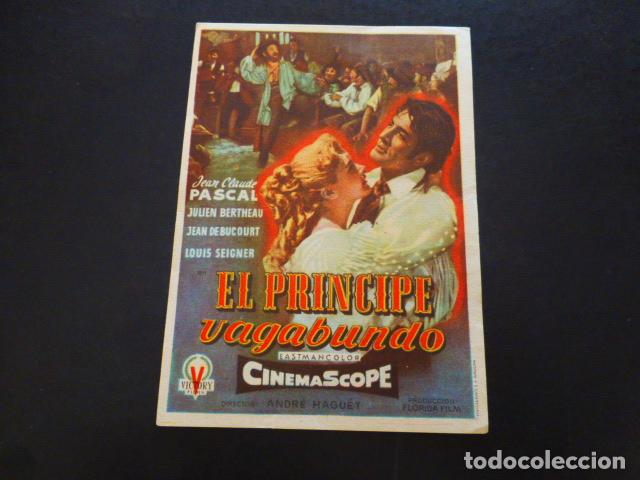 Cine: EL PRINCIPE VAGABUNDO PROGRAMA DE MANO SIN PUBLICIDA - Foto 1
