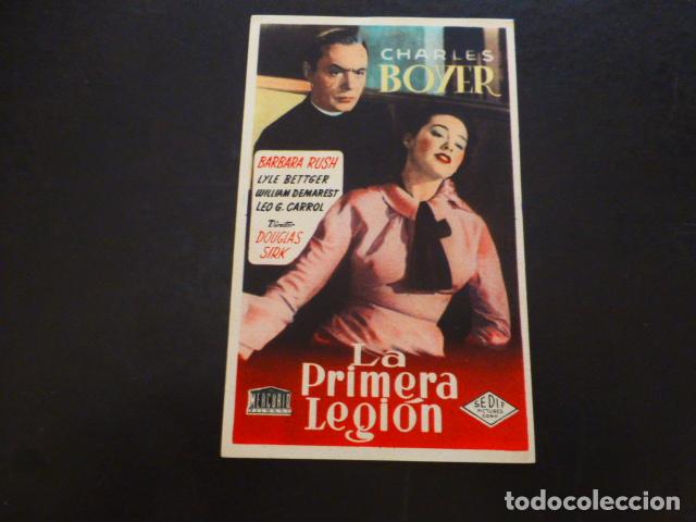 Cine: LA PRIMERA LEGION PROGRAMA DE MANO SIN PUBLICIDA - Foto 1