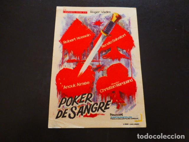 Cine: POKER DE SANGRE CAMINOS PROGRAMA DE MANO SIN PUBLICIDA - Foto 1
