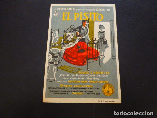 Cine: EL PISITO PROGRAMA DE MANO SIN PUBLICIDA - Foto 1