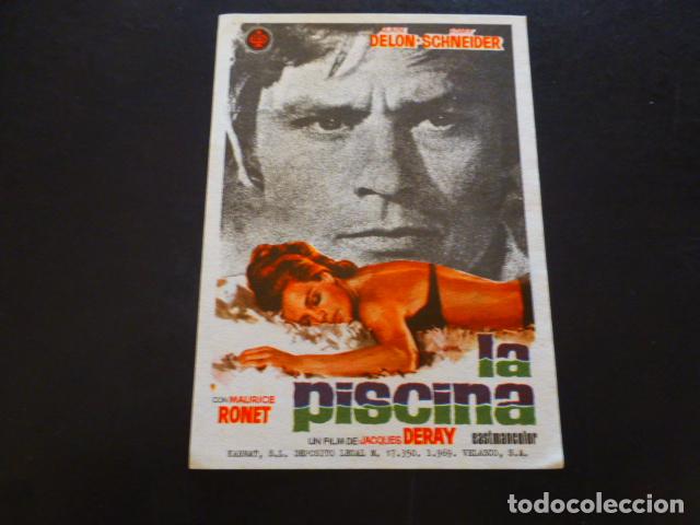 Cine: LA PISCINA PROGRAMA DE MANO SIN PUBLICIDA - Foto 1