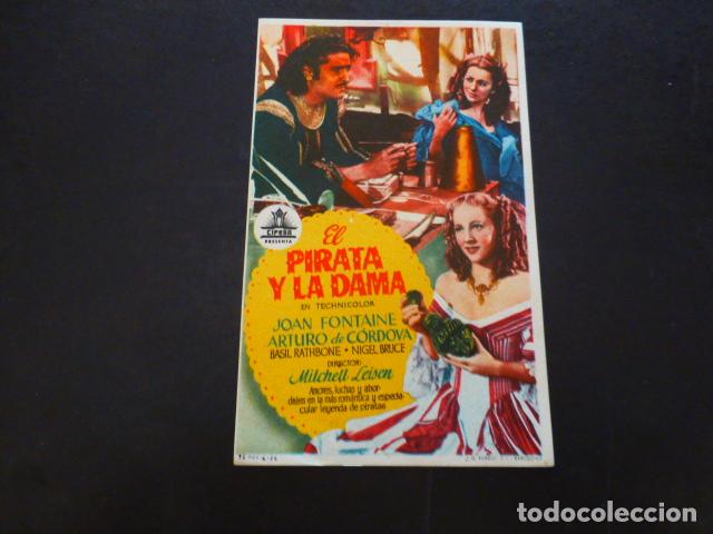 Cine: EL PIRATA Y LA DAMA PROGRAMA DE MANO SIN PUBLICIDA - Foto 1