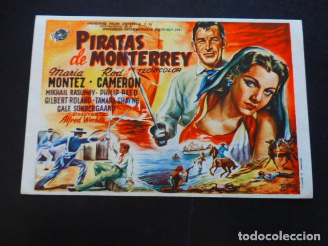 Cine: PIRATAS DE MONTERREY PROGRAMA DE MANO SIN PUBLICIDA - Foto 1