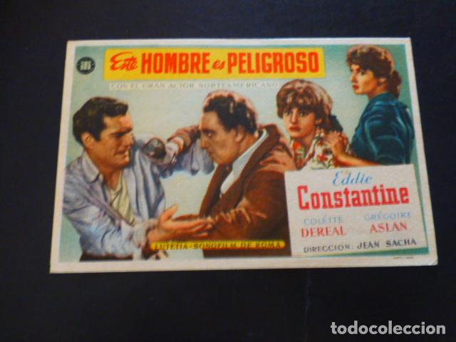 Cine: ESE HOMBRE ES PELIGROSO PROGRAMA DE MANO SIN PUBLICIDA - Foto 1