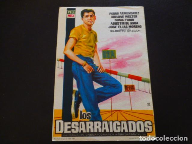 Cine: LOS DESARRAIGADOS PROGRAMA DE MANO SIN PUBLICIDAD - Foto 1