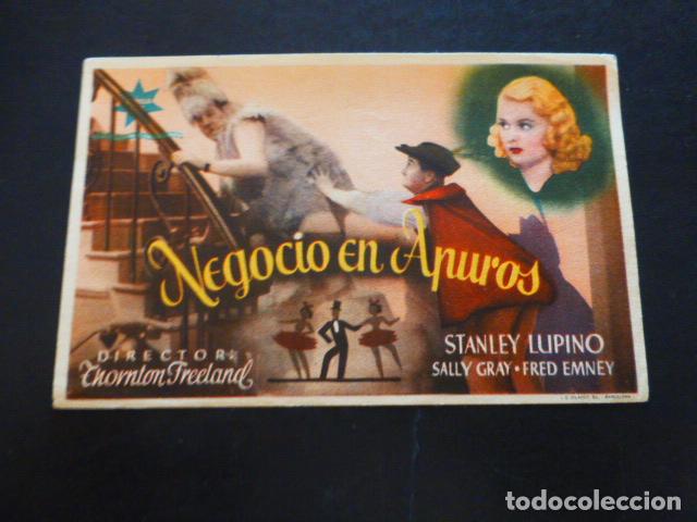 Cine: NEGOCIO EN APUROS PROGRAMA DE MANO SIN PUBLICIDAD - Foto 1