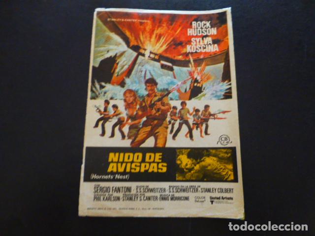 Cine: NIDO DE AVISPAS PROGRAMA DE MANO SIN PUBLICIDAD - Foto 1