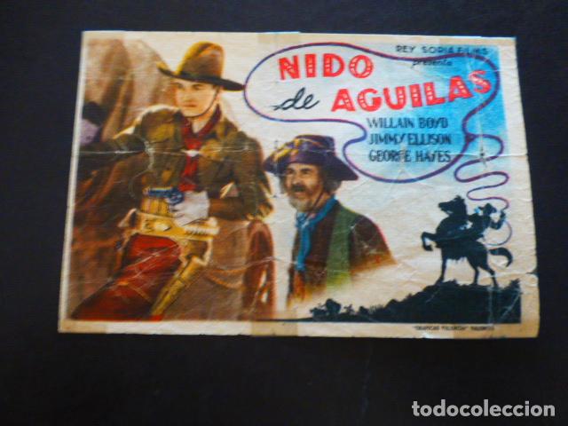 Cine: NIDO DE AGUILAS PROGRAMA DE MANO SIN PUBLICIDAD - Foto 1