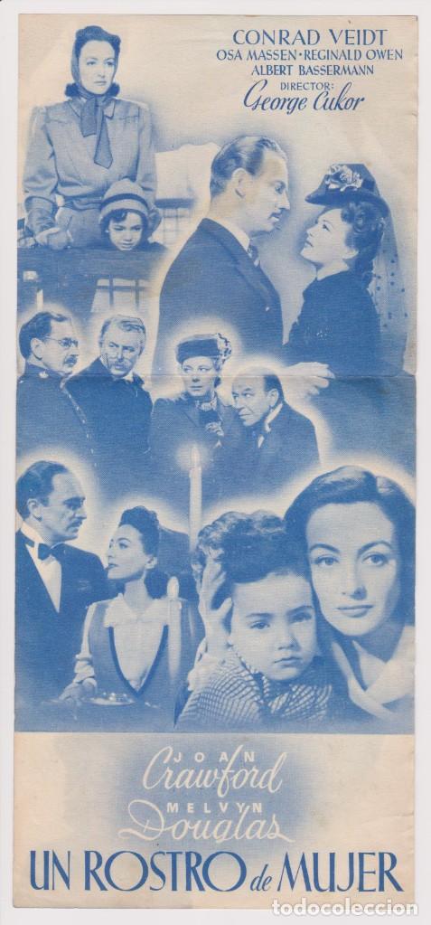 Cine: UN ROSTRO DE MUJER / JOAN CRAWFORD / MELVYN DOUGLAS / PROGRAMA DOBLE - Foto 2