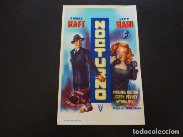 Cine: NOCTURNO PROGRAMA DE MANO SIN PUBLICIDAD - Foto 1