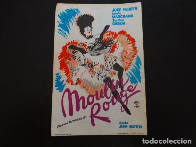 Cine: MOULIN ROUGE PROGRAMA DE MANO SIN PUBLICIDAD - Foto 1