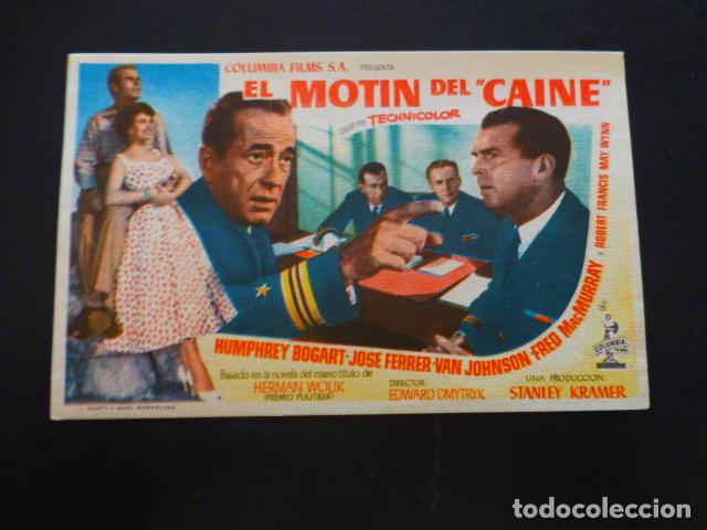 Cine: EL MOTIN DEL CAINE PROGRAMA DE MANO SIN PUBLICIDAD - Foto 1
