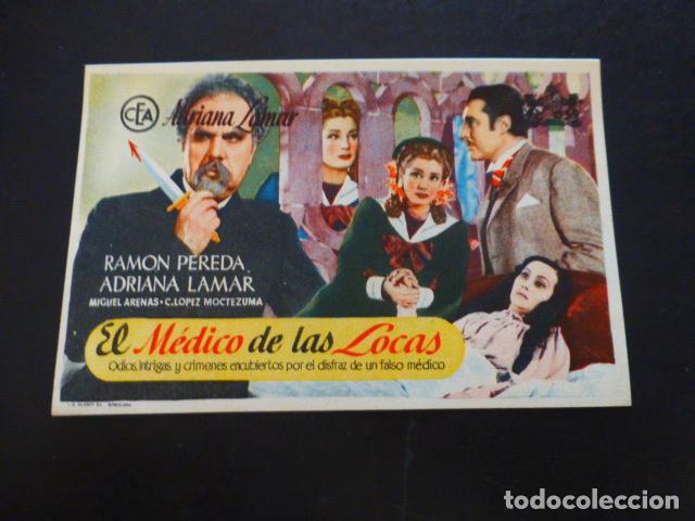 Cine: EL MEDICO DE LAS LOCAS PROGRAMA DE MANO SIN PUBLICIDAD - Foto 1